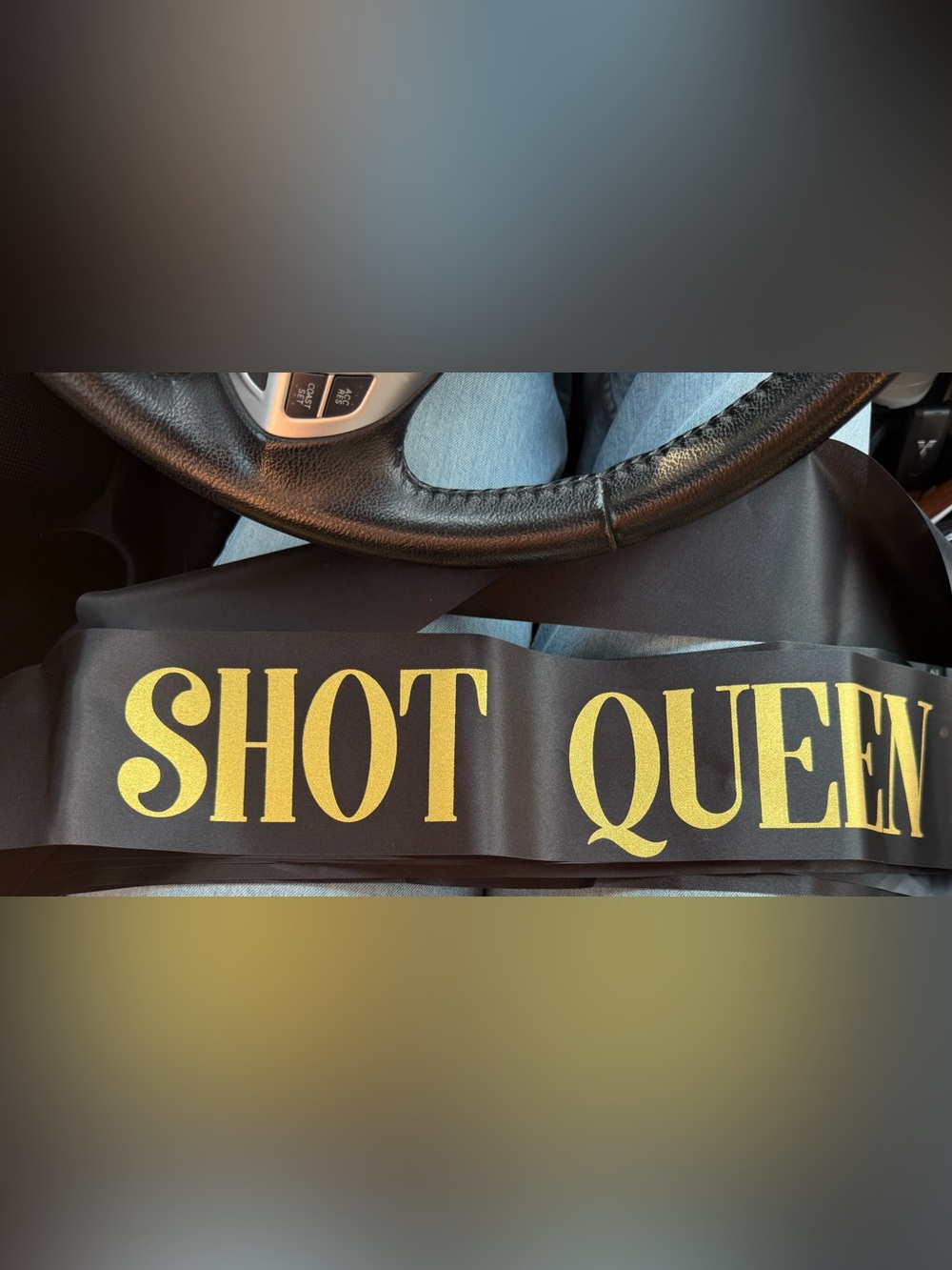 5 black and gold sashes, perfect for bachelorette, girls trip or birthday!